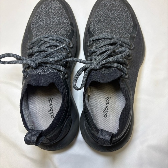 Allbirds Trail Runner SWT Women’s 7.5 Sneakers Black Grey Wool Natural Fibres - Picture 6 of 11